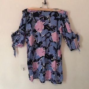 Floral off the shoulder dress